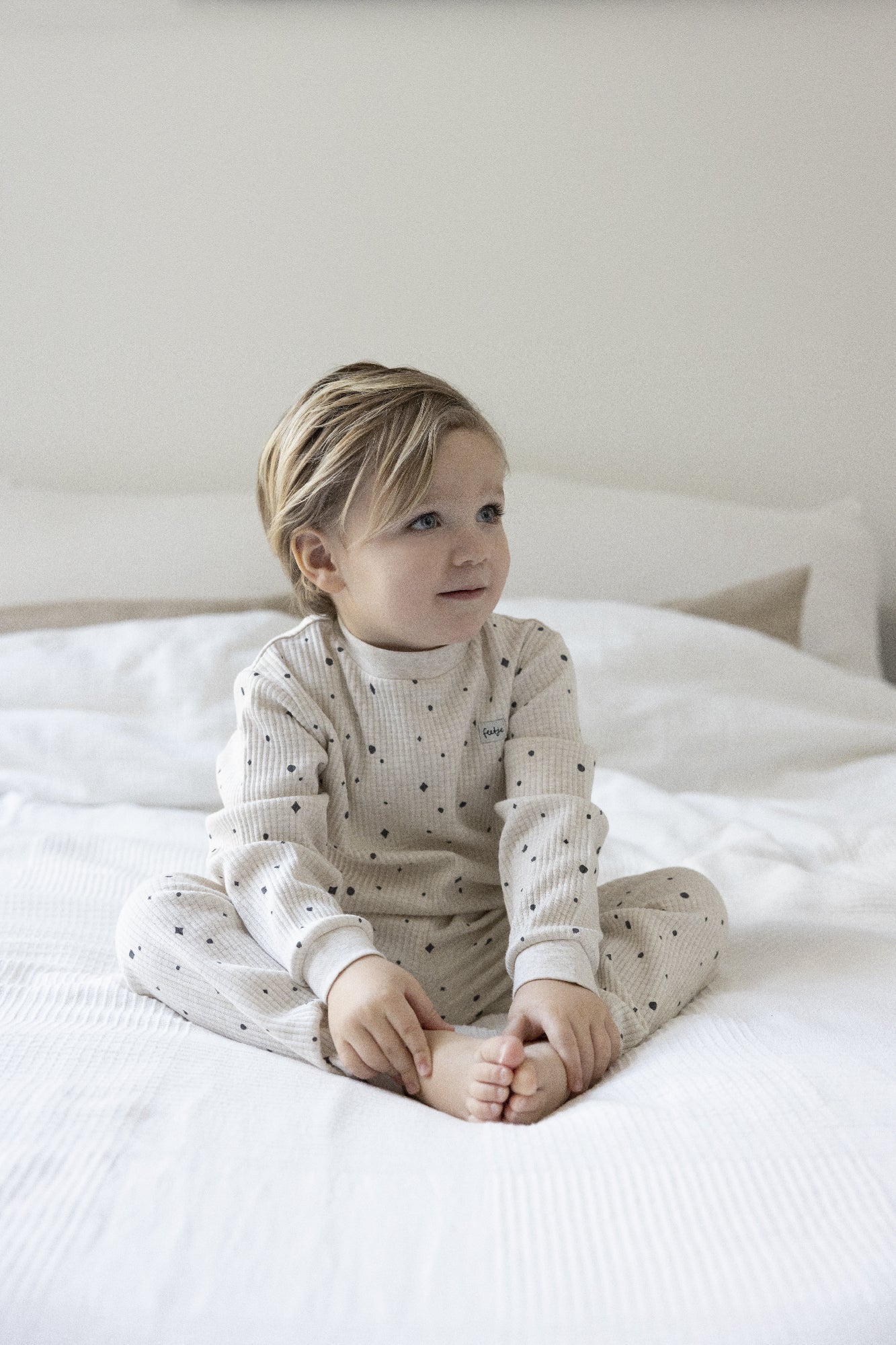 Feetje Pyjama wafel AOP - Family Edition - Bubbles & Bo