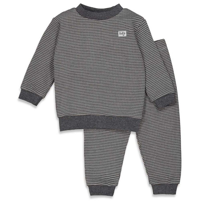 Feetje Pyjama wafel Antraciet Autumn Special Kids - Bubbles & Bo