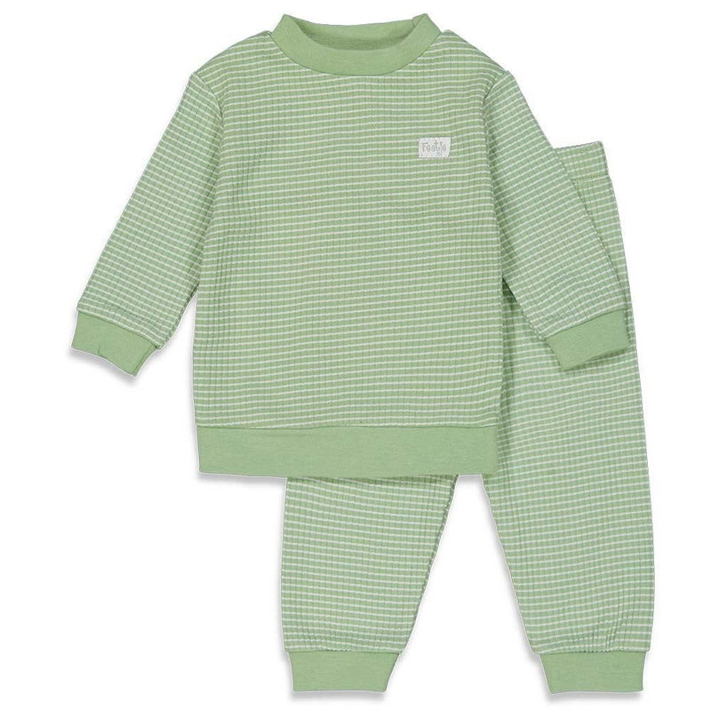 Feetje Pyjama wafel Groen Summer Special Baby - Bubbles & Bo
