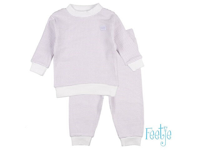 Feetje  Pyjama wafel Lila baby Pyjama's
