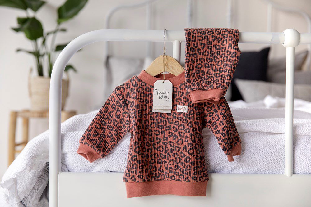 Feetje Pyjama wafel Terra Pink Fashion Edition