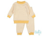 Feetje  Pyjama wafel okergeel baby Pyjama's - Bubbles & Bo
