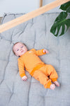Feetje Pyjama wafel oranje - Bubbles & Bo