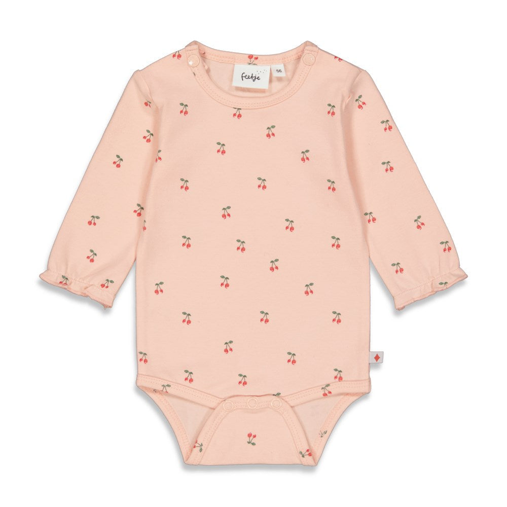 Feetje Romper - Cherry