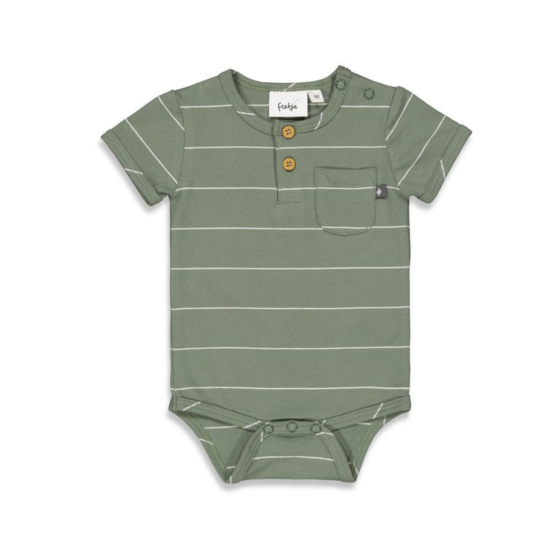 Feetje Romper - Cool-A-Saurus - Bubbles & Bo