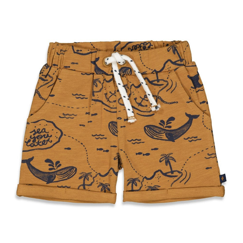 Feetje Short AOP - No Waves, No Fun - Bubbles & Bo