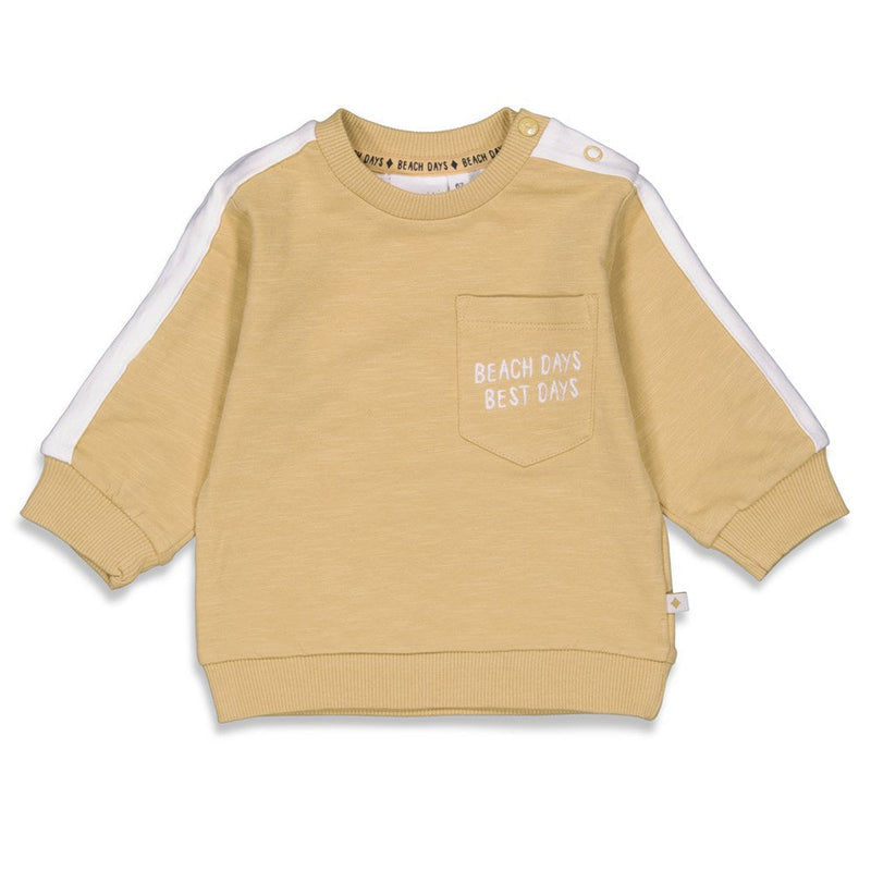 Feetje Sweater - Beach Days - Bubbles & Bo