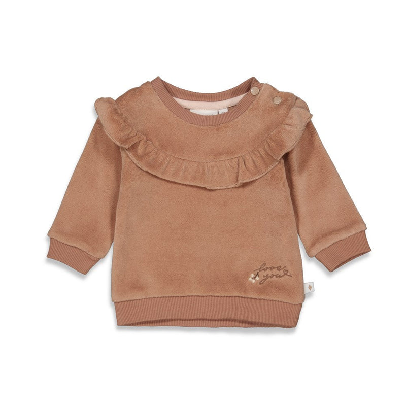 Feetje Sweater - Falling For You - Bubbles & Bo