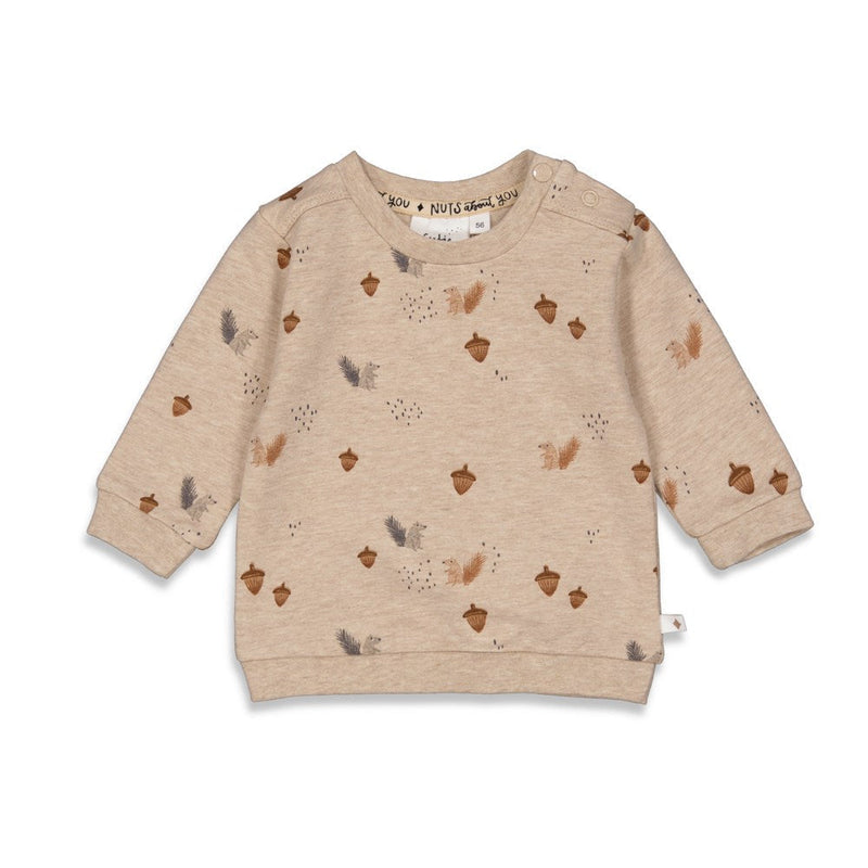 Feetje Sweater - Nuts About You - Bubbles & Bo