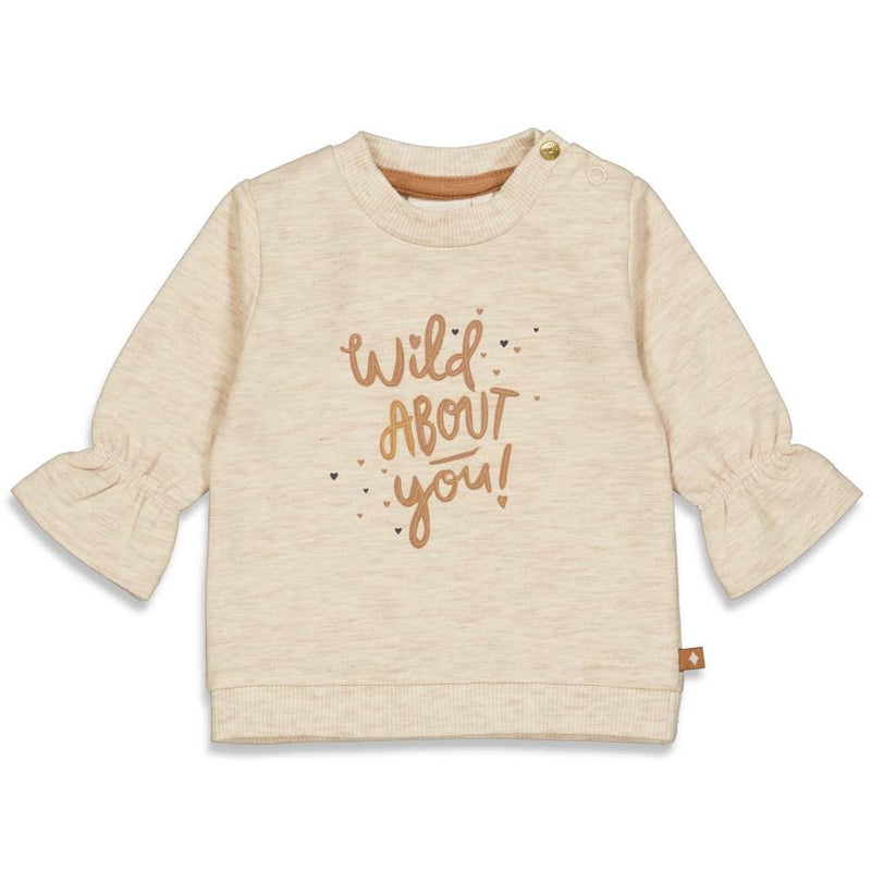 Feetje Sweater - Wild At Heart - Bubbles & Bo