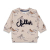 Feetje Sweater AOP - Cool As Ever - Bubbles & Bo