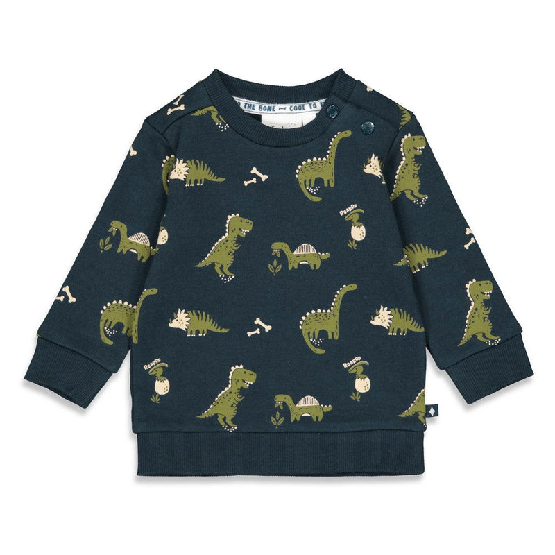 Feetje Sweater AOP - Cool To The Bone - Bubbles & Bo