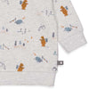 Feetje Sweater AOP - Griddly Bear - Bubbles & Bo