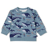 Feetje Sweater AOP - Looking Sharp - Bubbles & Bo