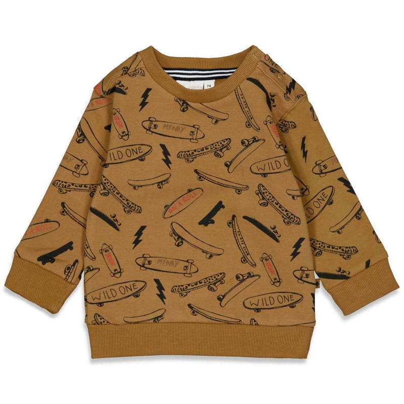 Feetje Sweater AOP - On A Roll - Bubbles & Bo