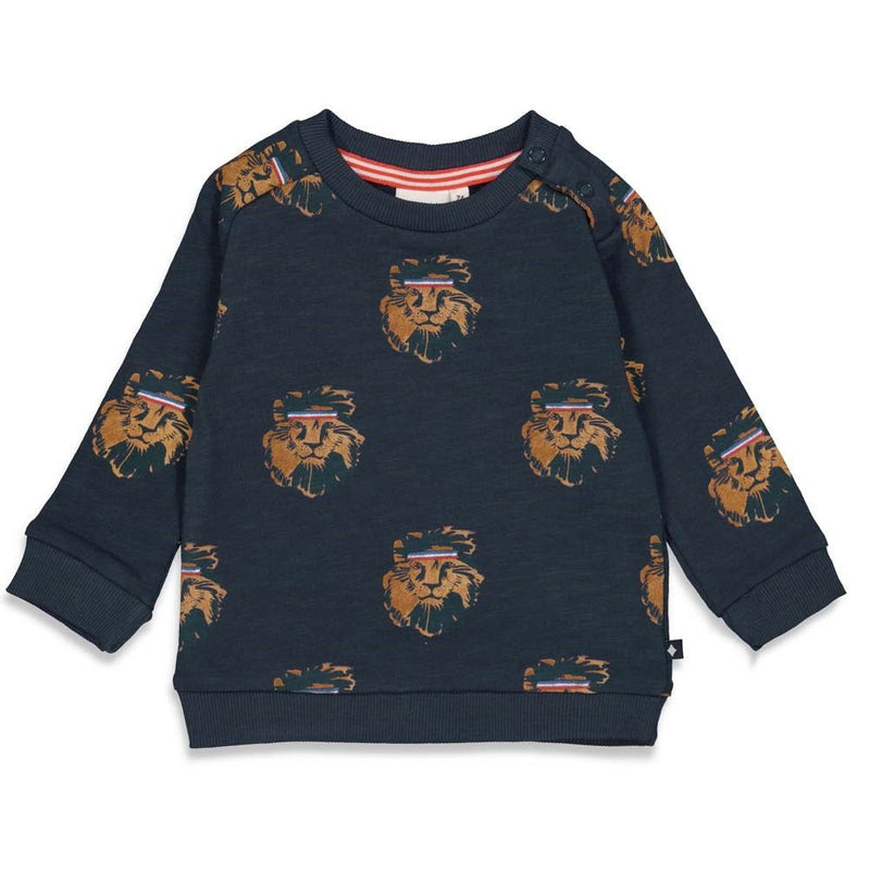 Feetje Sweater AOP - Press And Play - Bubbles & Bo