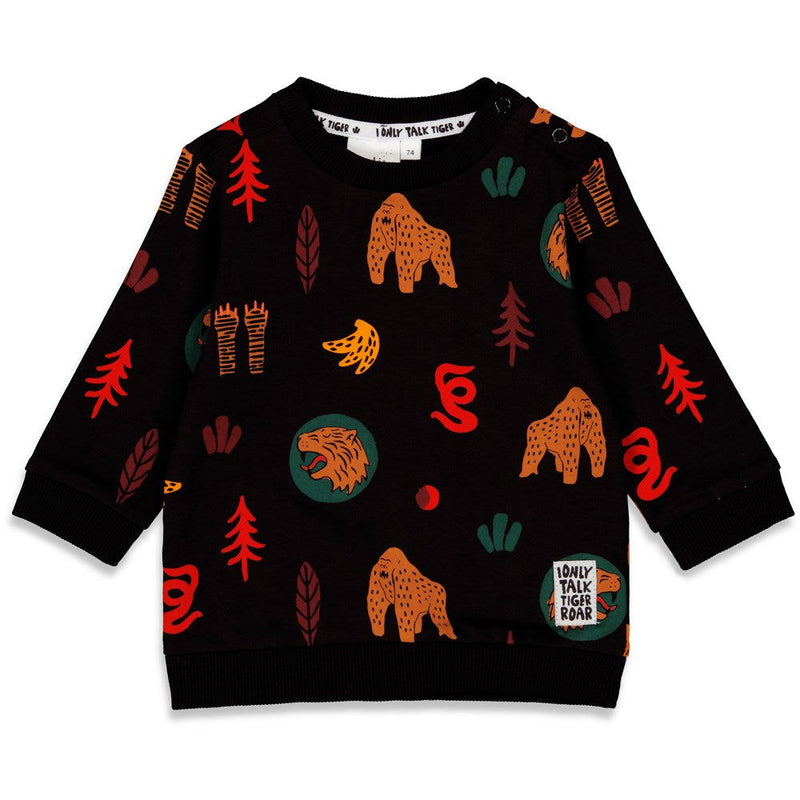 Feetje Sweater AOP - Talking Tiger - Bubbles & Bo