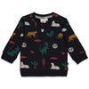 Feetje Sweater AOP - Team Trouble - Bubbles & Bo