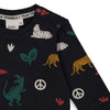 Feetje Sweater AOP - Team Trouble - Bubbles & Bo