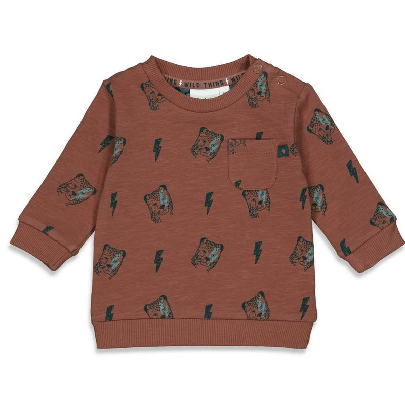 Feetje Sweater AOP - Wild Thing - Bubbles & Bo