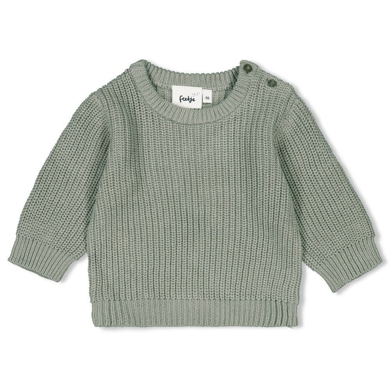 Feetje Sweater gebreid - Little Forest Friends - Bubbles & Bo