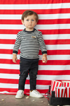 Feetje Sweater streep - Spacelab - Bubbles & Bo
