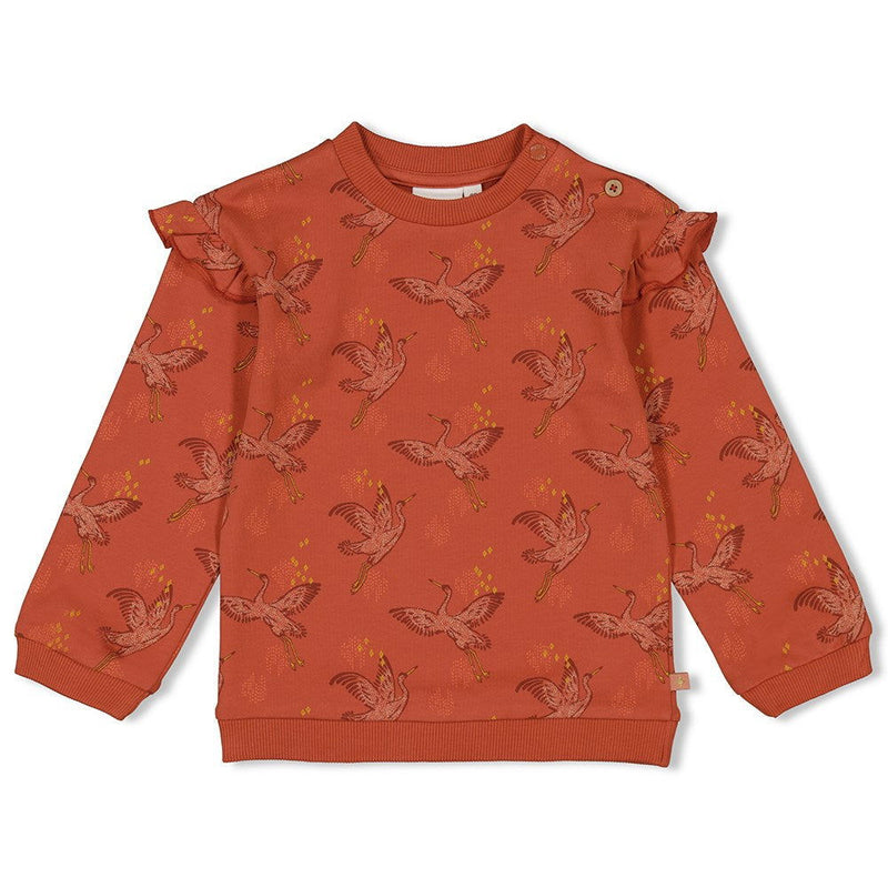Feetje Sweatjurk AOP - Winter Nomad - Bubbles & Bo