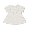 Feetje T-shirt - Bloom With Love - Bubbles & Bo