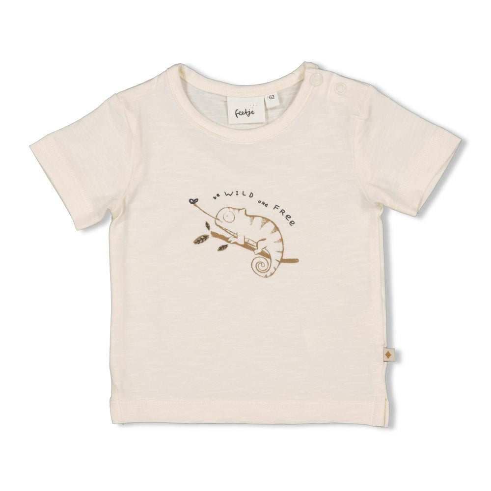 Feetje T-shirt - Chameleon - Bubbles & Bo