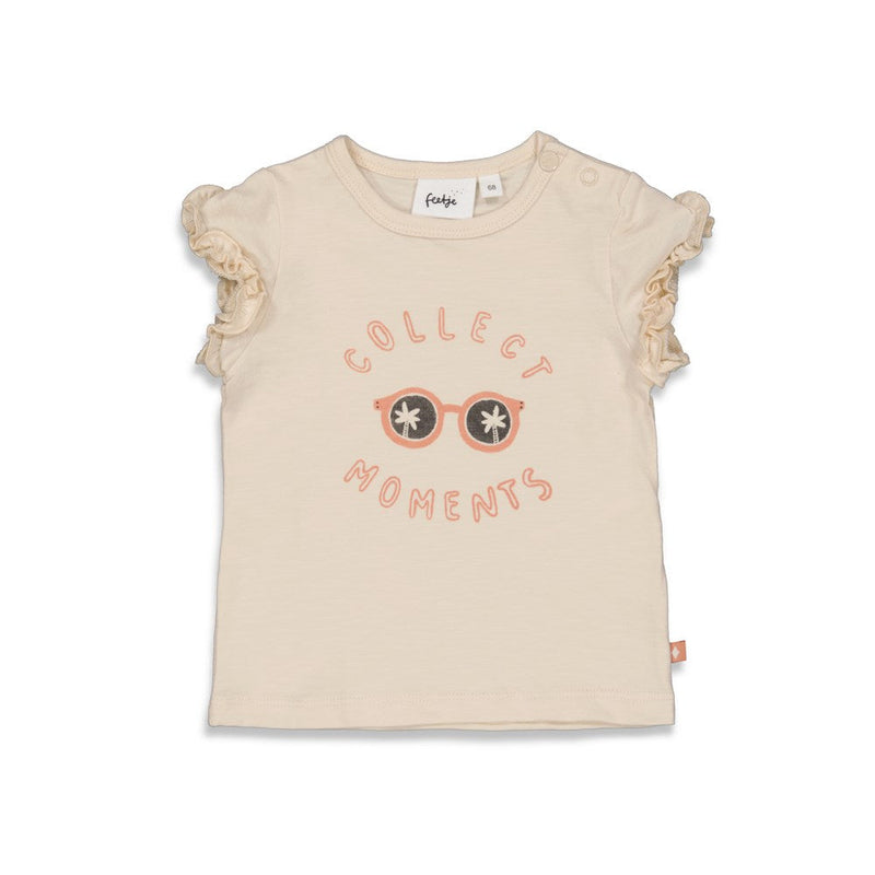 Feetje T-shirt - Flamingo - Bubbles & Bo