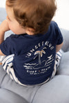 Feetje T-shirt - No Waves, No Fun - Bubbles & Bo