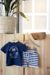 Feetje T-shirt - No Waves, No Fun - Bubbles & Bo
