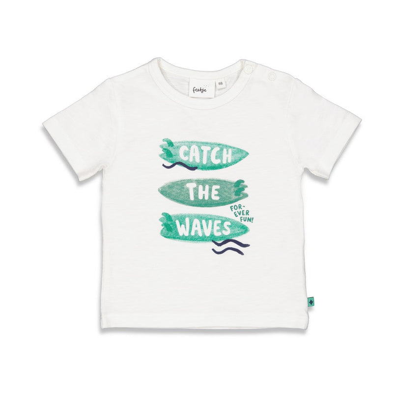 Feetje T-shirt - Surf's Up Club - Bubbles & Bo