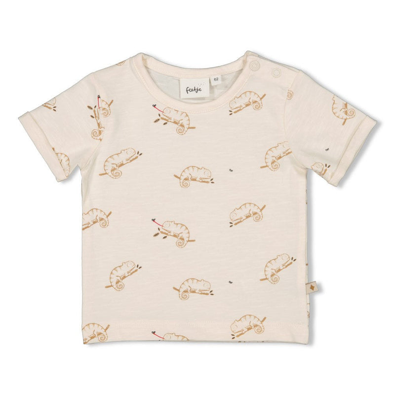 Feetje T-shirt AOP - Chameleon - Bubbles & Bo