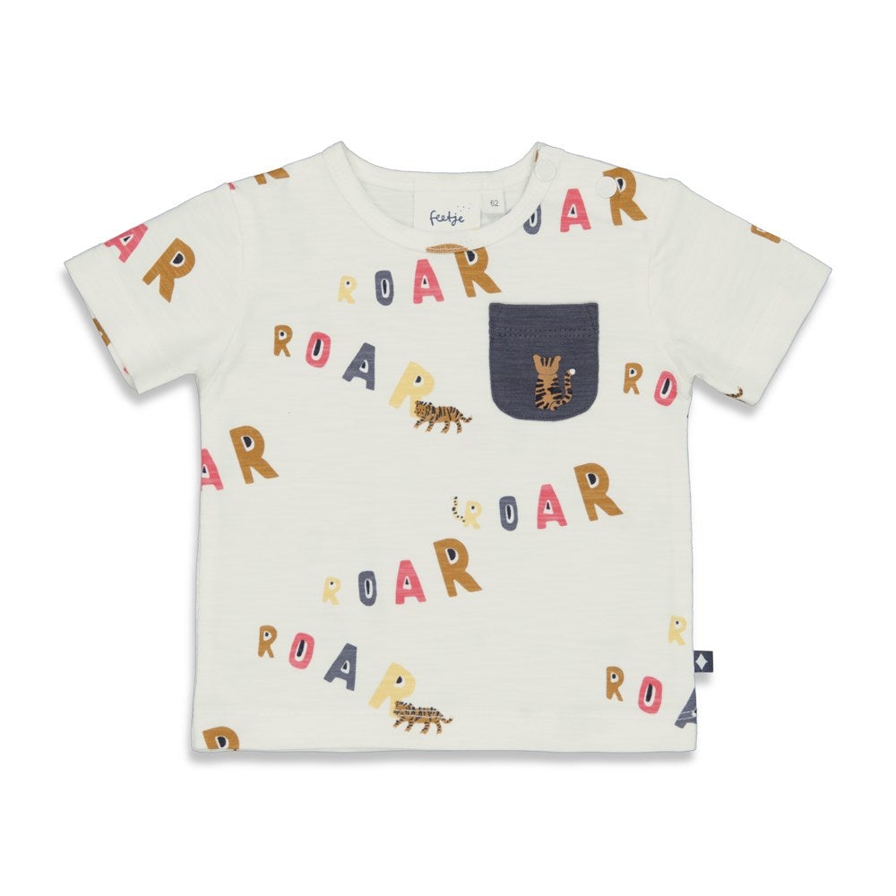 Feetje T-shirt AOP - Hey Tiger