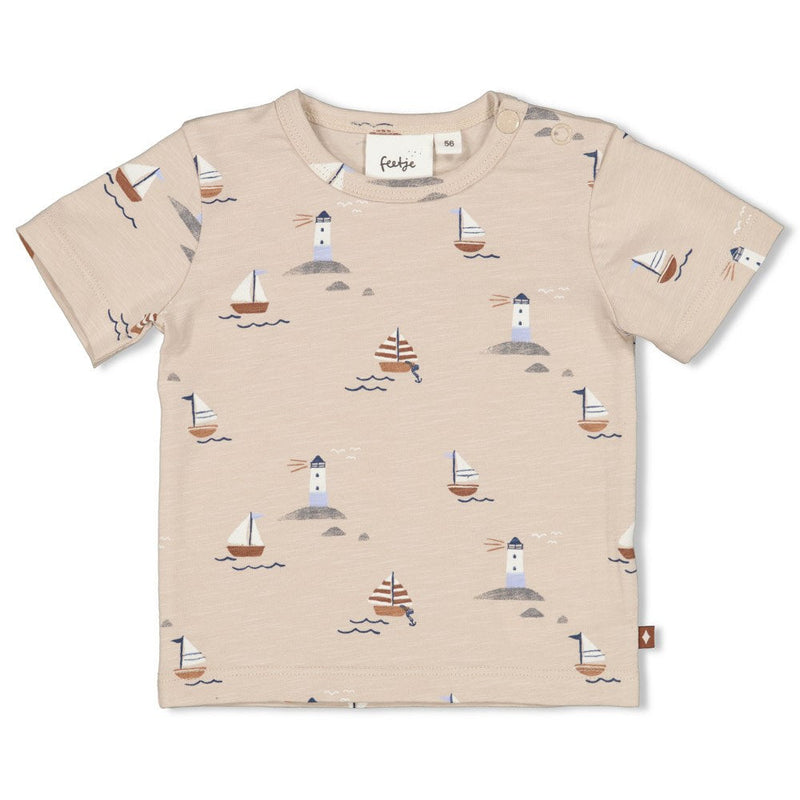 Feetje T-shirt AOP - Let's Sail - Bubbles & Bo