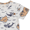 Feetje T-shirt AOP - No Waves, No Fun - Bubbles & Bo