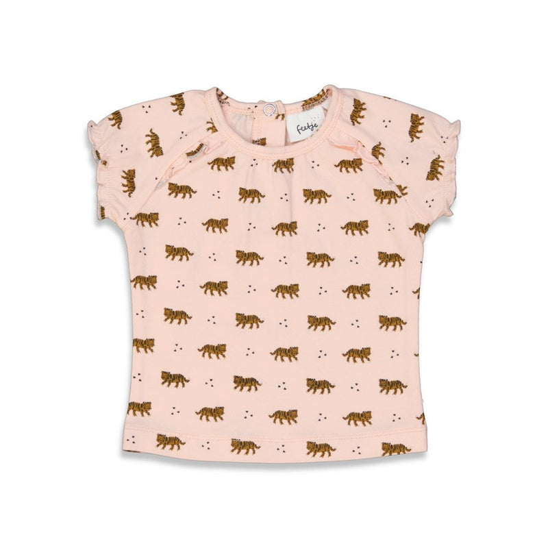 Feetje T-shirt AOP - Tiger Love - Bubbles & Bo