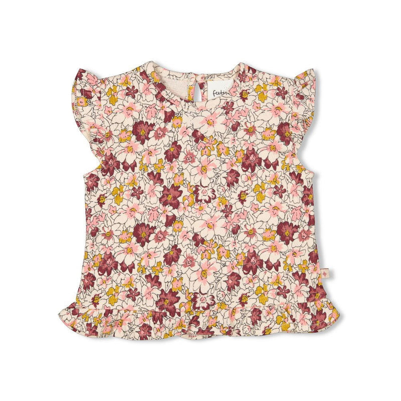 Feetje T-shirt AOP - Wild Flowers - Bubbles & Bo