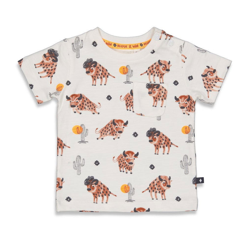 Feetje T-shirt AOP - Yeehaw - Bubbles & Bo