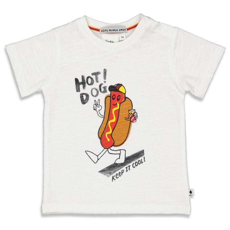 Feetje T-shirt Hot Dog - Cool Crew - Bubbles & Bo