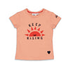 Feetje T-shirt Keep Rising - Papaya Punch - Bubbles & Bo