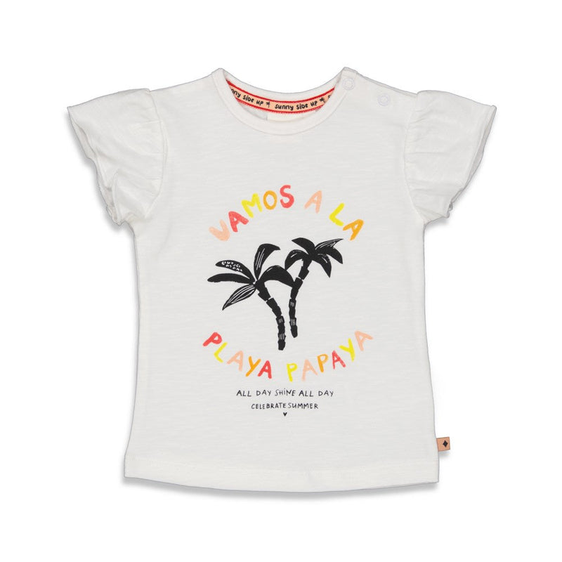 Feetje T-shirt Vamos - Papaya Punch - Bubbles & Bo
