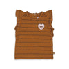Feetje T-shirt rusches - Tiger Love - Bubbles & Bo
