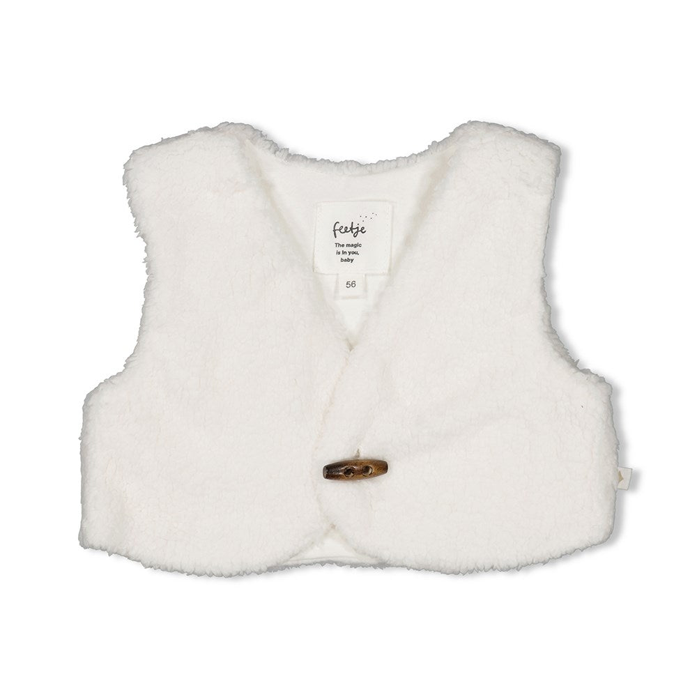 Feetje Teddy gilet - The Neutrals