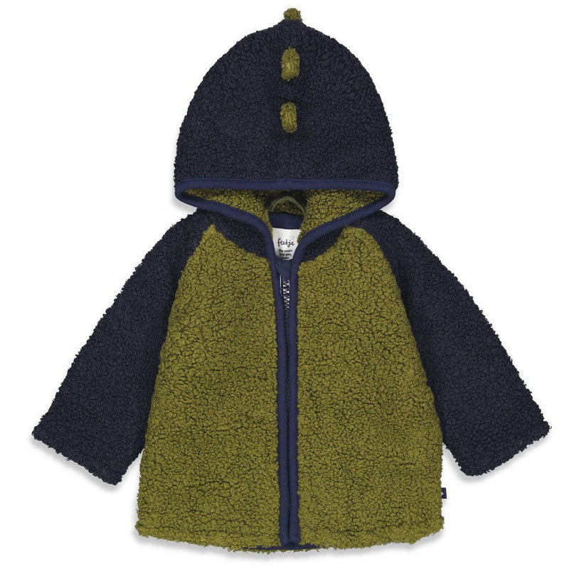 Feetje Teddy jasje met capuchon - Cool To The Bone - Bubbles & Bo
