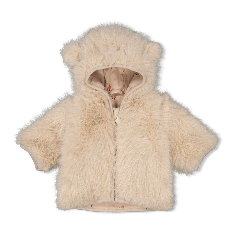 Feetje Teddy jasje met capuchon - Grow Your Own Way - Bubbles & Bo