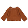 Feetje Vestje gebreid - Let Love Grow - Bubbles & Bo