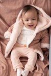 Feetje Vestje met capuchon - Love You More - Bubbles & Bo