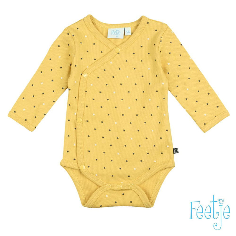 Feetje Wikkelromper - Stars - Bubbles & Bo